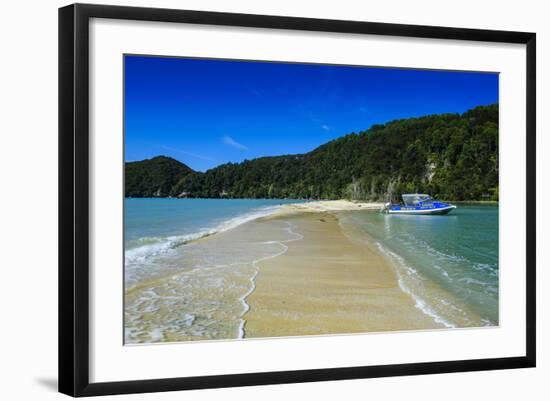 Sand Split in the Abel Tasman National Park, South Island, New Zealand, Pacific-Michael-Framed Photographic Print