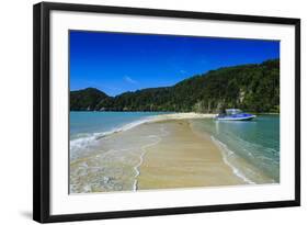 Sand Split in the Abel Tasman National Park, South Island, New Zealand, Pacific-Michael-Framed Photographic Print