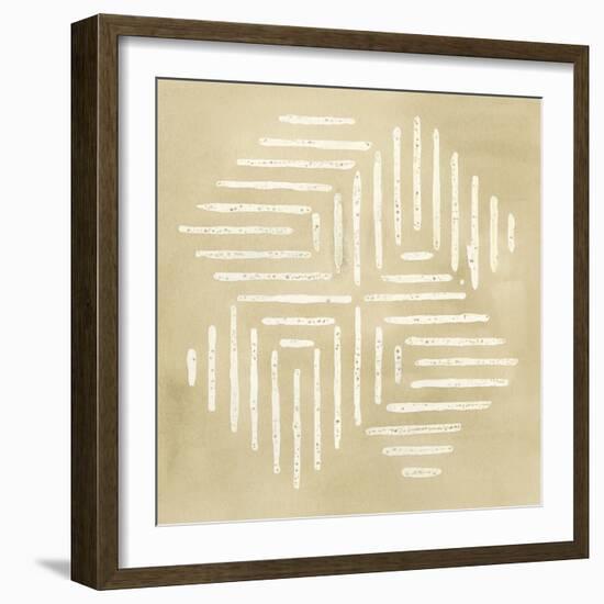 Sand Stitch III-Vanna Lam-Framed Art Print