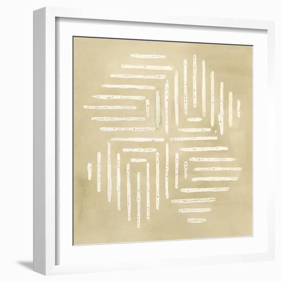 Sand Stitch III-Vanna Lam-Framed Art Print