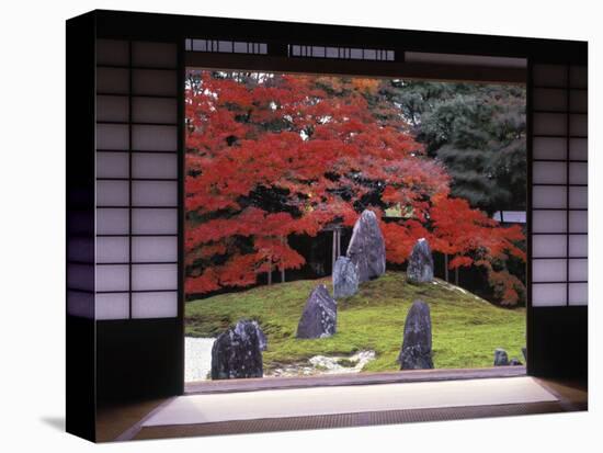 Sand Stone Garden, Komyo-In, Kyoto, Japan-Rex Butcher-Stretched Canvas