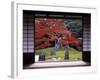 Sand Stone Garden, Komyo-In, Kyoto, Japan-Rex Butcher-Framed Photographic Print