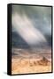 Sand Storm Design at Zabriskie Point Death Valley-Vincent James-Framed Stretched Canvas