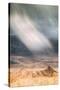 Sand Storm Design at Zabriskie Point Death Valley-Vincent James-Stretched Canvas