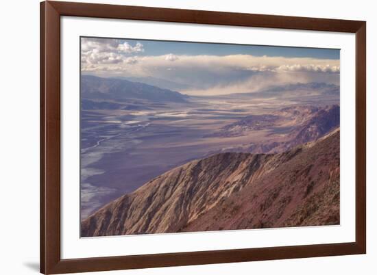 Sand Storm from Dante's View, Death Valley-Vincent James-Framed Photographic Print