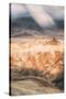 Sand Storm Landscape at Zabriskie Point Death Valley-Vincent James-Stretched Canvas