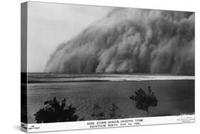 Sand Storm or Hunoub in North Khartoum-null-Stretched Canvas