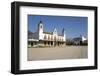 Sand streets and brotherhood houses, El Rocio, Huelva Province, Andalucia, Spain, Europe-Stuart Black-Framed Photographic Print