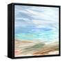Sand Strokes I-Annie Warren-Framed Stretched Canvas