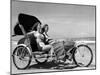 Sand Surreying on Daytona Beach, Florida-null-Mounted Photo