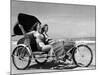 Sand Surreying on Daytona Beach, Florida-null-Mounted Photo