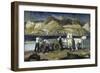 Sand Team, c.1917-George Bellows-Framed Giclee Print