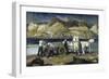 Sand Team, c.1917-George Bellows-Framed Giclee Print