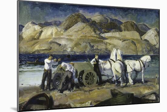 Sand Team, c.1917-George Bellows-Mounted Giclee Print