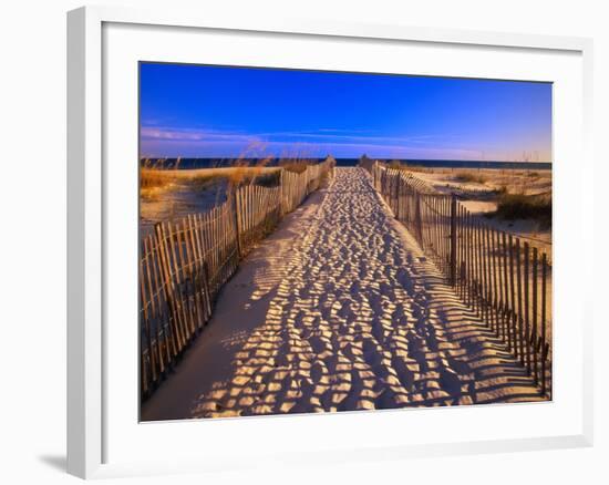 Sand Trail on Santa Rosa Island-Joseph Sohm-Framed Photographic Print