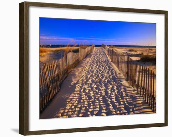 Sand Trail on Santa Rosa Island-Joseph Sohm-Framed Photographic Print