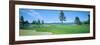 Sand Trap in a Golf Course, Edgewood Tahoe Golf Course, Stateline, Douglas County, Nevada-null-Framed Photographic Print