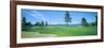 Sand Trap in a Golf Course, Edgewood Tahoe Golf Course, Stateline, Douglas County, Nevada-null-Framed Photographic Print