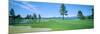 Sand Trap in a Golf Course, Edgewood Tahoe Golf Course, Stateline, Douglas County, Nevada-null-Mounted Photographic Print