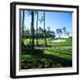 Sand Trap in a Golf Course, Regatta Bay Golf Course and Country Club, Destin, Okaloosa County-null-Framed Premium Photographic Print