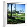 Sand Trap in a Golf Course, Regatta Bay Golf Course and Country Club, Destin, Okaloosa County-null-Framed Photographic Print