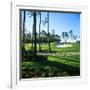 Sand Trap in a Golf Course, Regatta Bay Golf Course and Country Club, Destin, Okaloosa County-null-Framed Photographic Print