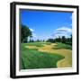 Sand Trap in a Golf Course, Rich Harvest Farms, Sugar Grove, Kane County, Illinois, USA-null-Framed Photographic Print