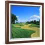 Sand Trap in a Golf Course, Rich Harvest Farms, Sugar Grove, Kane County, Illinois, USA-null-Framed Photographic Print