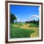 Sand Trap in a Golf Course, Rich Harvest Farms, Sugar Grove, Kane County, Illinois, USA-null-Framed Photographic Print