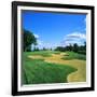 Sand Trap in a Golf Course, Rich Harvest Farms, Sugar Grove, Kane County, Illinois, USA-null-Framed Photographic Print