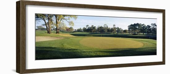 Sand Trap in a Golf Course, Westport Golf Gourse, North Myrtle Beach, South Carolina, USA-null-Framed Photographic Print