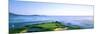 Sand Traps in a Golf Course, Pebble Beach Golf Course, Pebble Beach, Monterey County-null-Mounted Photographic Print