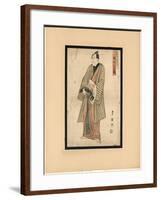 Sandaime Ichikawa Yaozo No Yoshidaya Kizaemon-Utagawa Toyokuni-Framed Giclee Print
