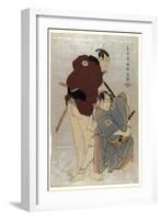 Sandaime Otani Oniji Shodai Ichikawa Omezo-Toshusai Sharaku-Framed Giclee Print