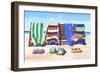 Sandals and Seats-Scott Westmoreland-Framed Art Print