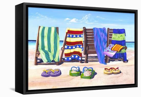 Sandals and Seats-Scott Westmoreland-Framed Stretched Canvas