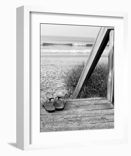 Sandals by the Sea-null-Framed Art Print