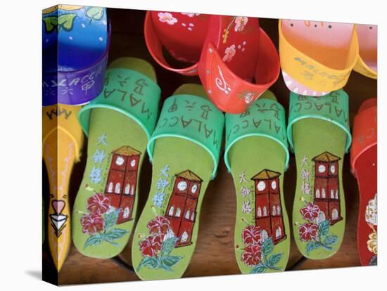 Sandals for Sale in Chinatown, Melaka, Malaysia-Peter Adams-Stretched Canvas