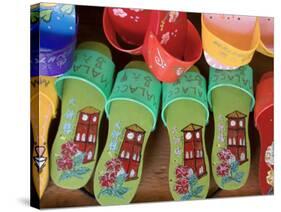 Sandals for Sale in Chinatown, Melaka, Malaysia-Peter Adams-Stretched Canvas