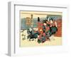 Sandanme-Utagawa Kuniyasu-Framed Giclee Print