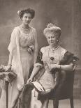 Augusta Viktoria Wife of Wilhelm II with Her Daughter Viktoria Luise-Sandau Berlin-Photographic Print