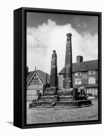 Sandbach Crosses-Fred Musto-Framed Stretched Canvas