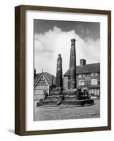 Sandbach Crosses-Fred Musto-Framed Photographic Print