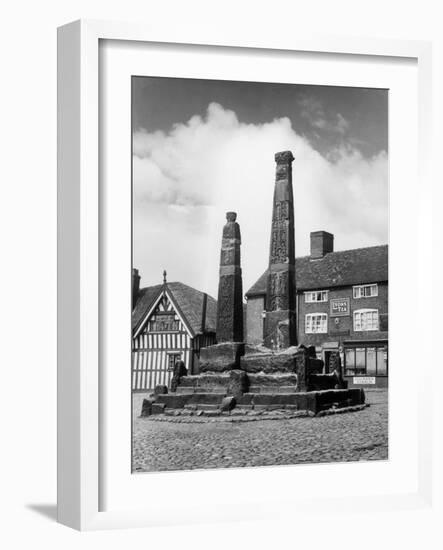 Sandbach Crosses-Fred Musto-Framed Photographic Print