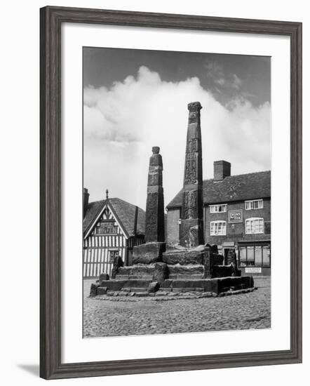Sandbach Crosses-Fred Musto-Framed Photographic Print