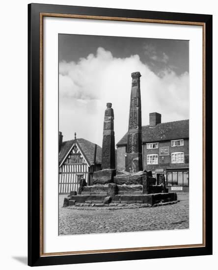 Sandbach Crosses-Fred Musto-Framed Photographic Print