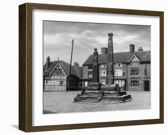 Sandbach Crosses-Fred Musto-Framed Photographic Print