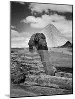 Sandbags Being Used to Protect Sphinx Against Enemy Bombs, Giza, Egypt, 1942-Bob Landry-Mounted Photographic Print