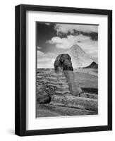 Sandbags Being Used to Protect Sphinx Against Enemy Bombs, Giza, Egypt, 1942-Bob Landry-Framed Premium Photographic Print