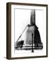 Sandbags Protecting the Base of the Egyptian Obelisk, German-Occupied Paris, 1940-null-Framed Photographic Print